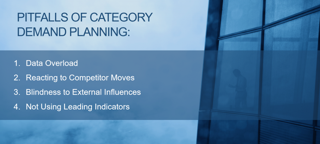 Pitfalls of Category Demand Planning infographic.