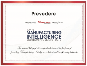 Top 10 Manufacturing Intelligence Solution Providers - Prevedere.
