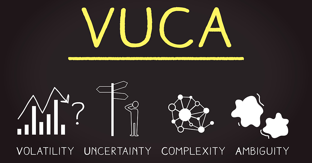 VUCA title graphic.