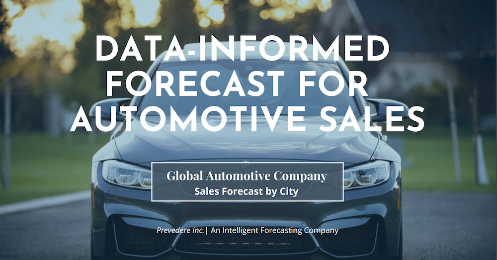 Automotive industry forecasting case study.