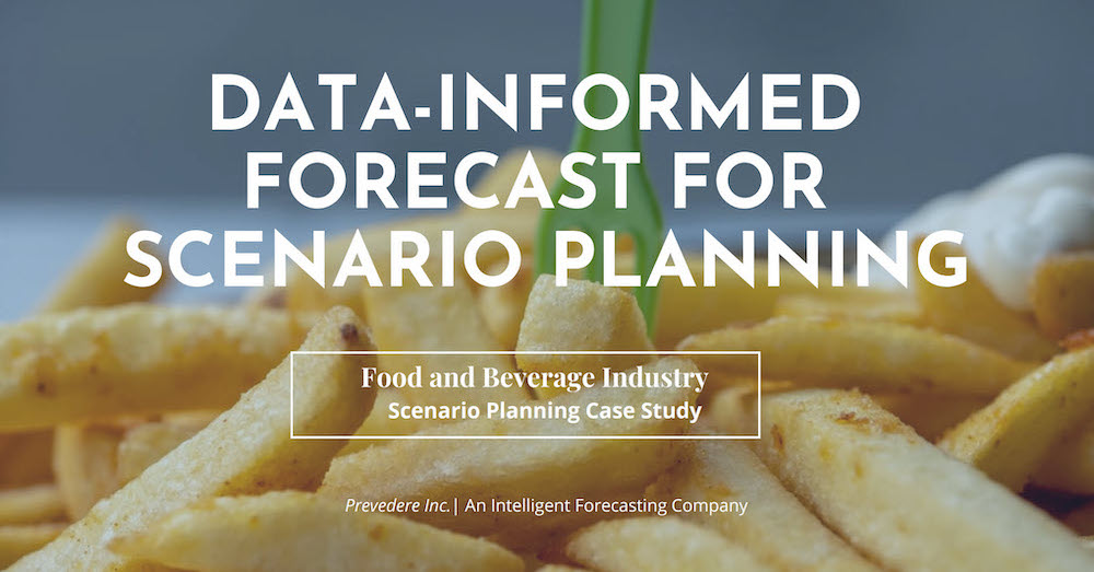 Cover for economic scenario planning case study in food and beverage.