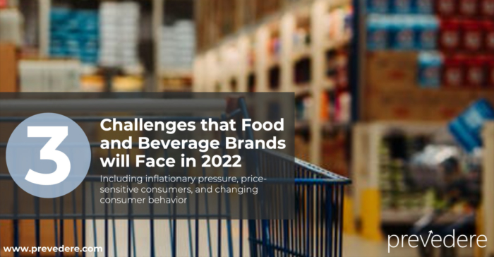 Prevedere | Report | 3 Challenges That Food/Beverage Brands Will Face ...