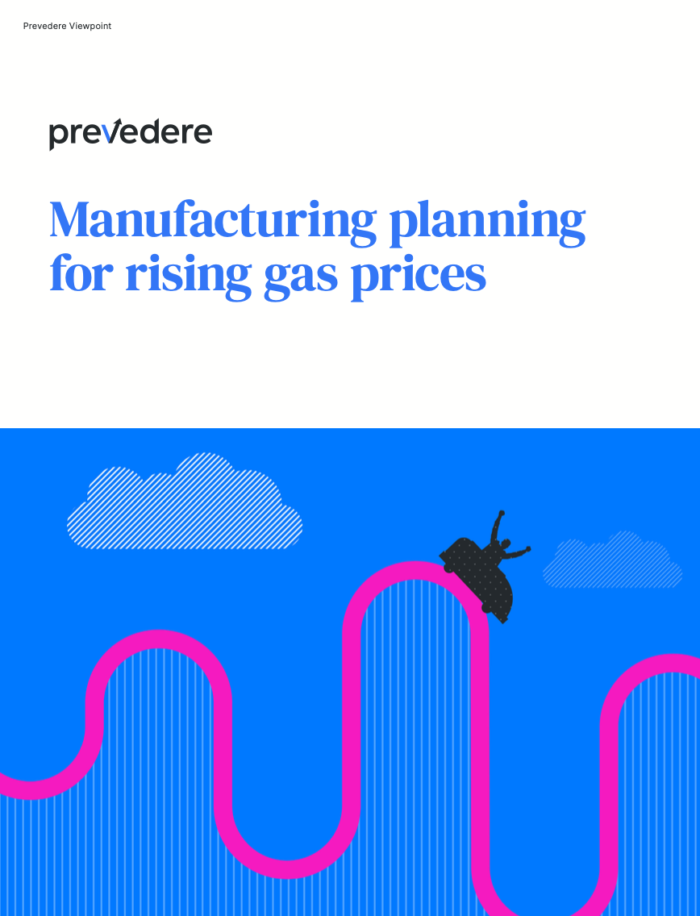 Prevedere Report How Should Manufactures Account For The Impact Of Rising Gas Prices 5396